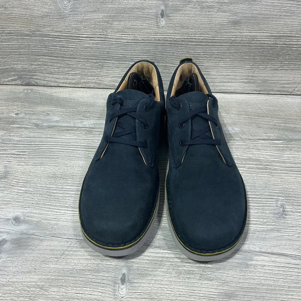 Samuel Hubbard Mens Size 10 M US M1100-016 Lace Up Navy Nubuck Leather Shoes